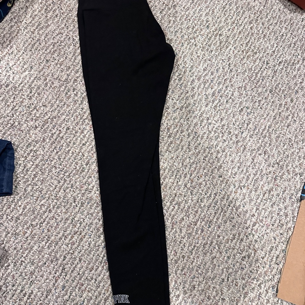 Victoria's Secret PINK Black Leggings